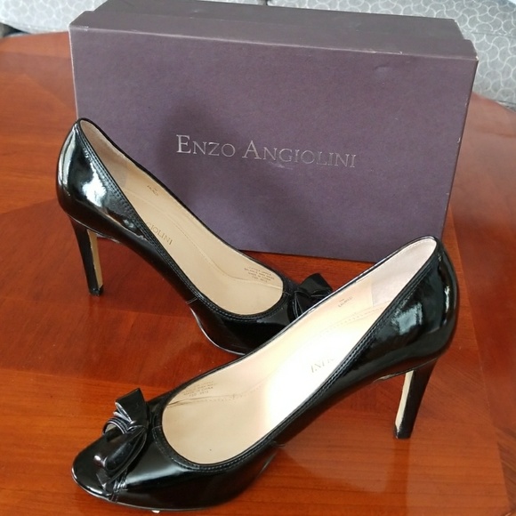 Enzo Angiolini black patent leather heels - Picture 2 of 8
